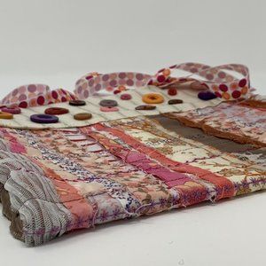 Handmade cover for book or iPad.